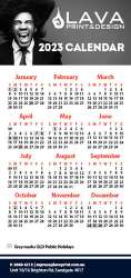 Lava Print Calendar DL
