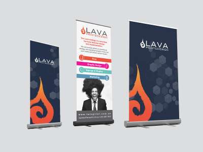 Pull up banner 600 x 1600, 850 x 2000, & 1200 x 2000(mm)